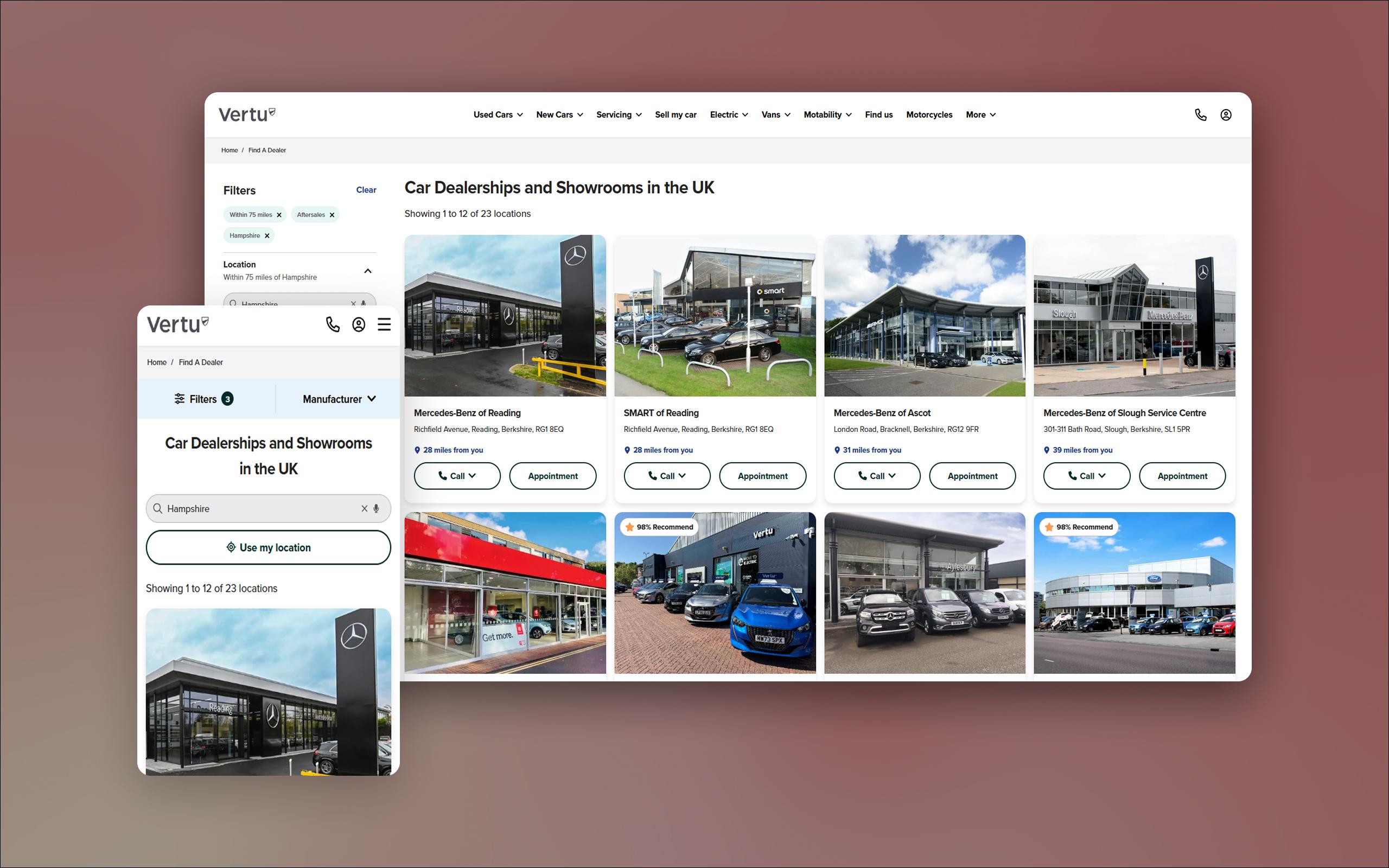 Vertu Motors Find A Dealer